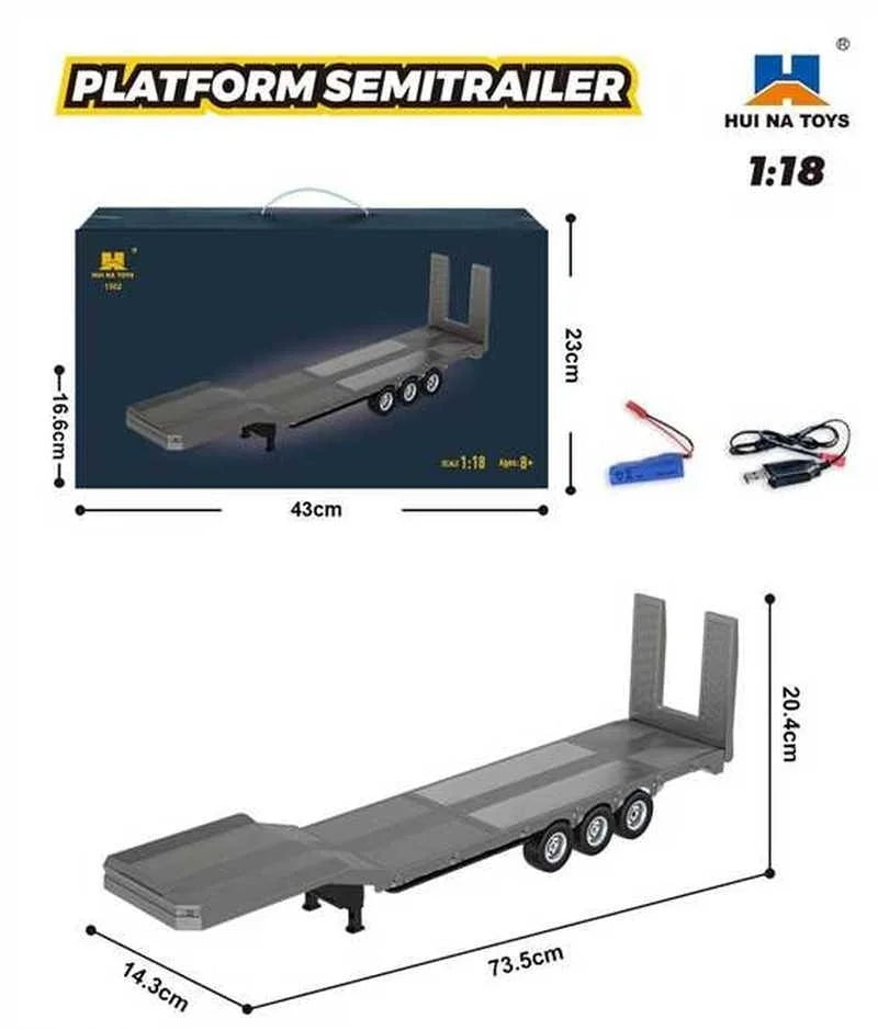 Novo Scania Controle Remoto Caminhão Pesado Reboque Modelo Carro de Tração Avançado Brinquedo de Alta Qualidade
