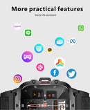 smartwatch inteligente LIGE com tela de 1,96 polegadas, chamada Bluetooth de 420 mAh, assistente de voz, relógio esportivo, fitness, à prova d'água