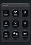 carro de velocidade tração nas quatro rodas controle remoto mini corrida