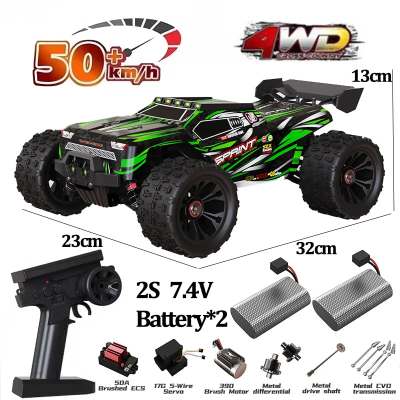 85 km/h carro de controle remoto de alta velocidade off-road drift 1:16 carro de corrida profissional 50 km/h