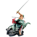 Action figure Luffy de 18 cm, Roronoa Zoro três lâminas,