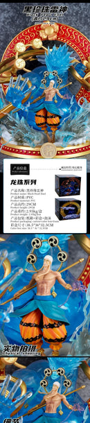 Action Figures 30cm One Piece Thor Enel GK, estátua de mangá