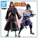 Action Figures 28cm em estoque original banpresto naruto grandista uchiha itachi uchiha sasuke genuíno modelo em caixa