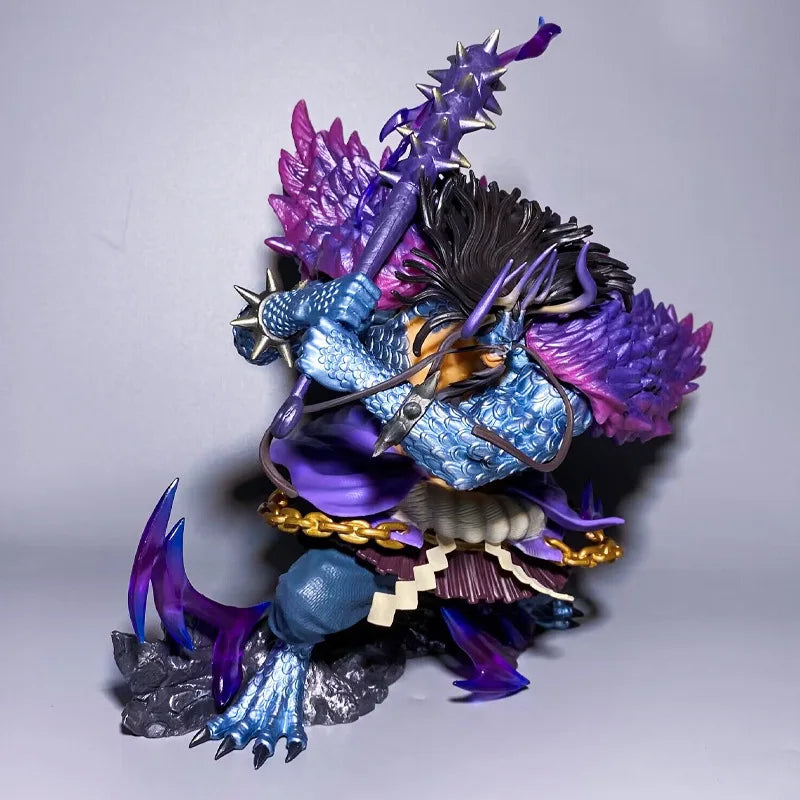 Action Figures 30 cm One Piece Kaido Quatro Imperadores Bestas Piratas