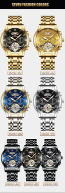 Relógio Masculino Top Luxo Aço Inoxidável Casual