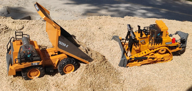 Escavadeira de controle remoto, veículo de esteira, trator de esteira, carro de construção