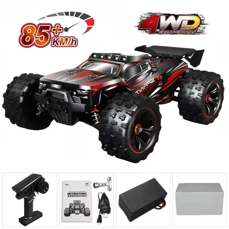 Carro de Controle Remoto com LED  de alta velocidade Drifting Monster 4x4 Truck