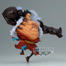 Action Figures Bandai King of Artist One Piece Monkey D. Luffy Versão Especial Coleção Ornamentos 14cm