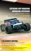 Carro de controle remoto 4x4 Super Brushless  Carro Off-Road de Alta Velocidade
