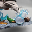 Figuras de ação de anime ONE PIECE Bartholemew Kuma One Piece PX-0 com LED que muda de mãos, coleção de modelos de PVC