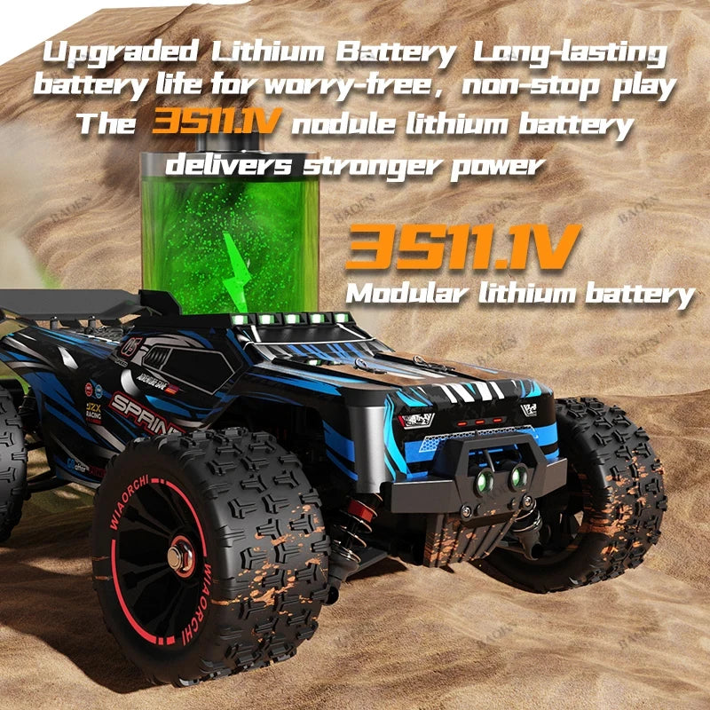 85 km/h carro de controle remoto de alta velocidade sem escova 4x4 off-road drift carro de corrida profissional