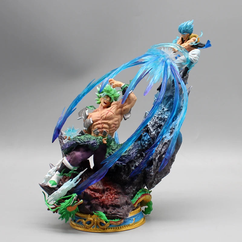 Dragon Ball Broly Gogeta action figure Broly Vs Gogeta 23 cm Modelo de Estatueta de PVC Coleção