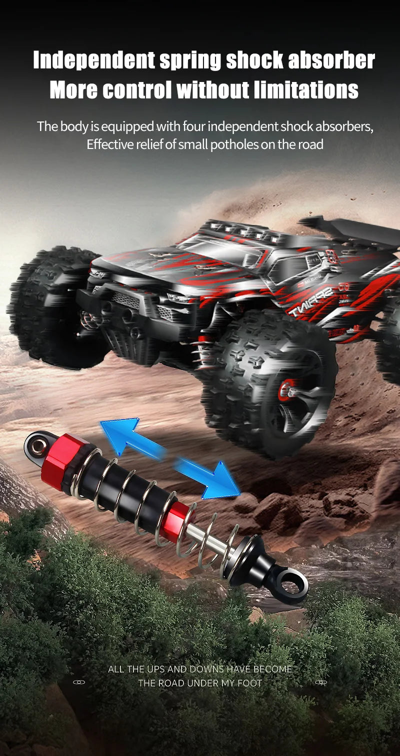 85 km/h carro de controle remoto de alta velocidade off-road drift 1:16 carro de corrida profissional 50 km/h