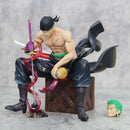 Action Figures Zoro One Piece de 15 cm, 2 cabeças