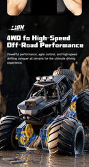 Carro de Controle Remoto  À Prova D'Água Carro de Acrobacias Anfíbio Caminhão Todo-o-Terreno