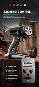 PRO/MAX  Motor 2.4Ghz Carro Remoto 80KM/H Carro de Corrida de Drift de Alta Velocidade Profissional