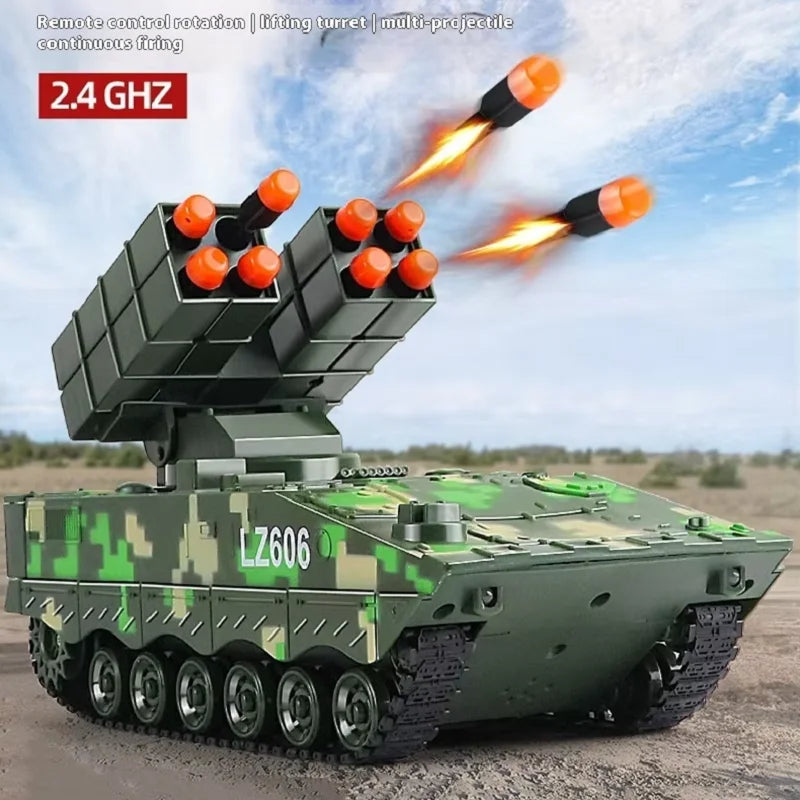 Carro de Controle Remoto Plataforma de Lançamento  Míssil