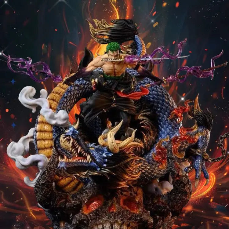 Action Figures One Piece Roronoa Zoro VS Kaidou Battle