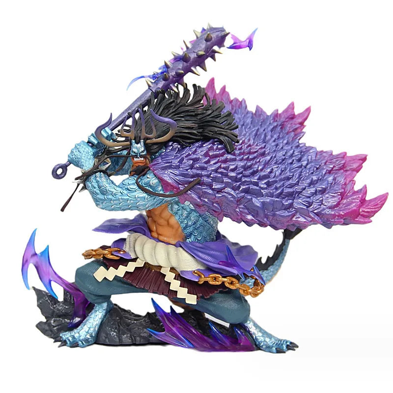 Action Figures 30 cm One Piece Kaido Quatro Imperadores Bestas Piratas