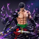 Action Figure 25 cm Anime One Piece Roronoa Zoro Figuras de ação PVC Coleção