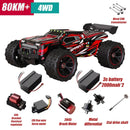 85 km/h carro de controle remoto de alta velocidade sem escova 4x4 off-road drift carro de corrida profissional