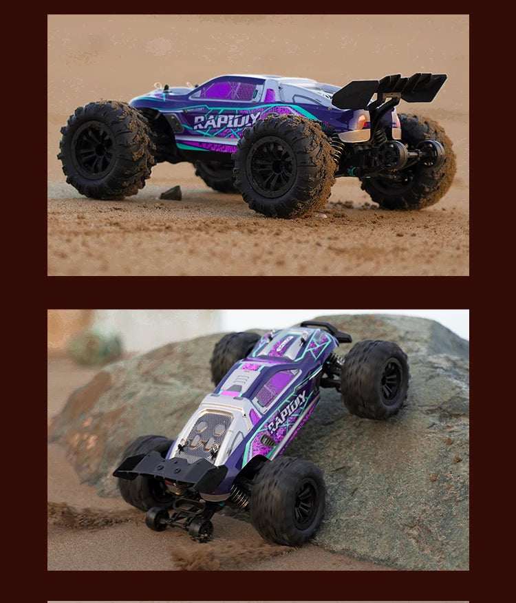 Carro com controle remoto LED Carros de alta velocidade Drift Monster Truck