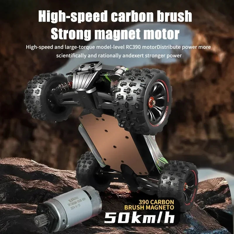 Carro de Controle Remoto com LED  de alta velocidade Drifting Monster 4x4 Truck