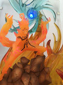 Action Figure Uchiha Sasuke Susanoo Rikudousennin Modelo Iluminado 35 cm