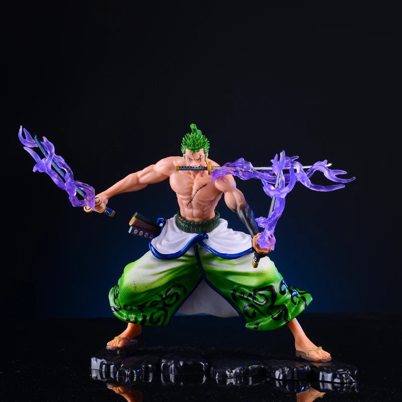 action figure de 20 cm peça Roronoa Zoro,