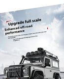 Carro de controle remoto de escalada real com câmera Rc Car Off Road 4x4 Land Rover Defender D90 Modelo Rc Veículo Off-Road