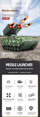 Carro de Controle Remoto Plataforma de Lançamento  Míssil