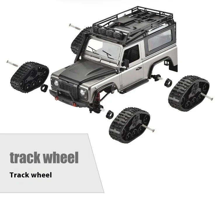 Carro de controle remoto de escalada real com câmera Rc Car Off Road 4x4 Land Rover Defender D90 Modelo Rc Veículo Off-Road