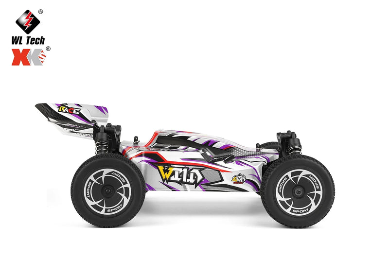 Carro de Corrida 60Km Controle Remoto Alta Velocidade Off-Road Drift Absorção de Choque