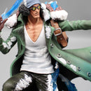 Actio Figures One Piece Aokiji Kuzan, 2 cabeças, 30 cm, estatueta GK, modelo luminoso de PVC com LED