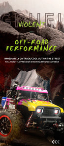 Carro de controle remoto 4x4 Super Brushless  Carro Off-Road de Alta Velocidade