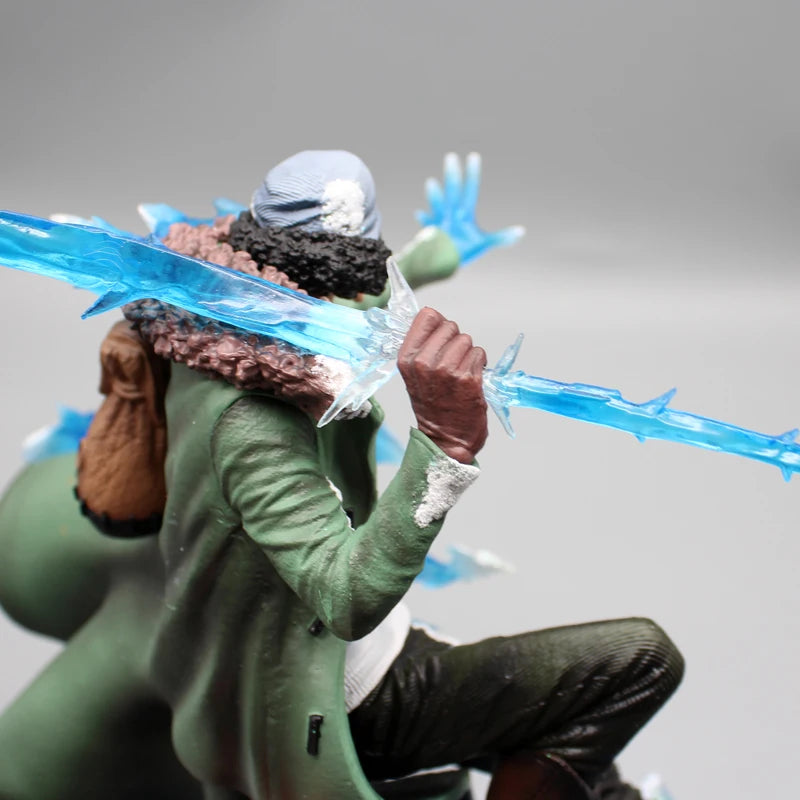 Actio Figures One Piece Aokiji Kuzan, 2 cabeças, 30 cm, estatueta GK, modelo luminoso de PVC com LED
