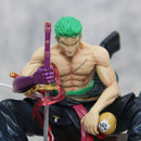Action Figures Zoro One Piece de 15 cm, 2 cabeças