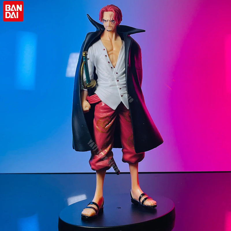 Action Figures de One Piece de 18 cm, Shanks com cabelo vermelho