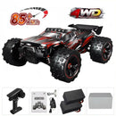 85 km/h ou 50 km/h 4WD RC carro com controle remoto LED carros de alta velocidade drift monstro 4x4 caminhão