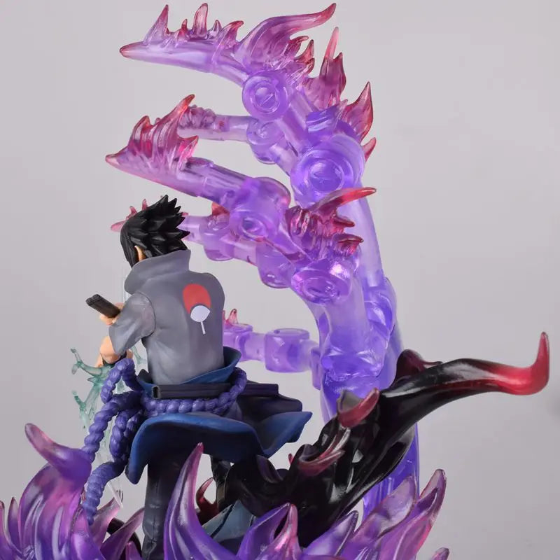 Action Figure Uchiha Sasuke Susanoo Rikudousennin Modelo Iluminado 35 cm