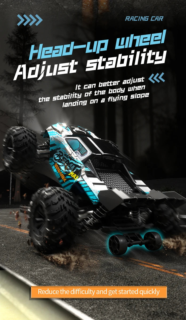 80 km/h carro de controle remoto de alta velocidade sem escova 4x4 off-road drift carro de corrida profissional 1:16 SG116PRO 40 km/h