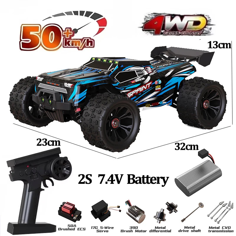 85 km/h carro de controle remoto de alta velocidade off-road drift 1:16 carro de corrida profissional 50 km/h