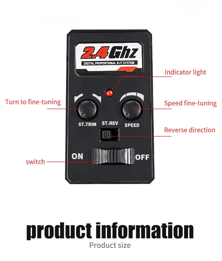 Carro com controle remoto LED Carros de alta velocidade Drift Monster Truck