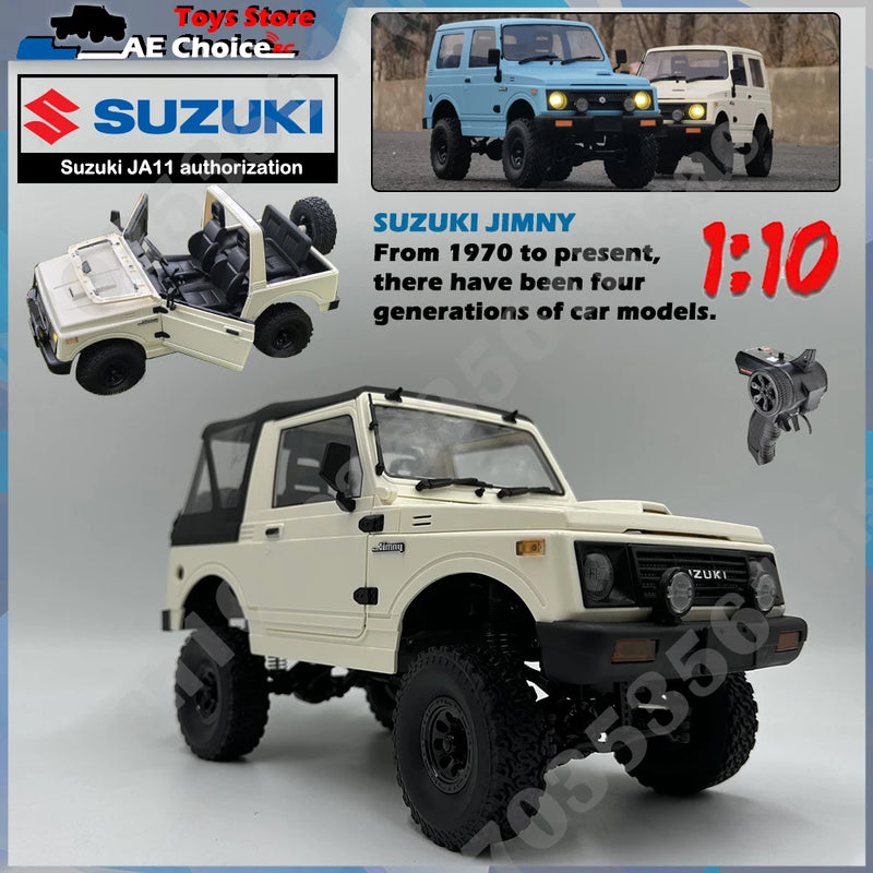 Carro de controle remoto 4WD 2.4G Crawler Simulação Carro de controle remoto na estrada