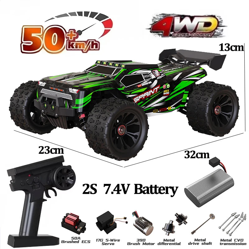 85 km/h carro de controle remoto de alta velocidade off-road drift 1:16 carro de corrida profissional 50 km/h