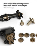 1/24  Motor Brushless/Escova 4WD Off-road Mini Rock Crawler Escalada Veículo