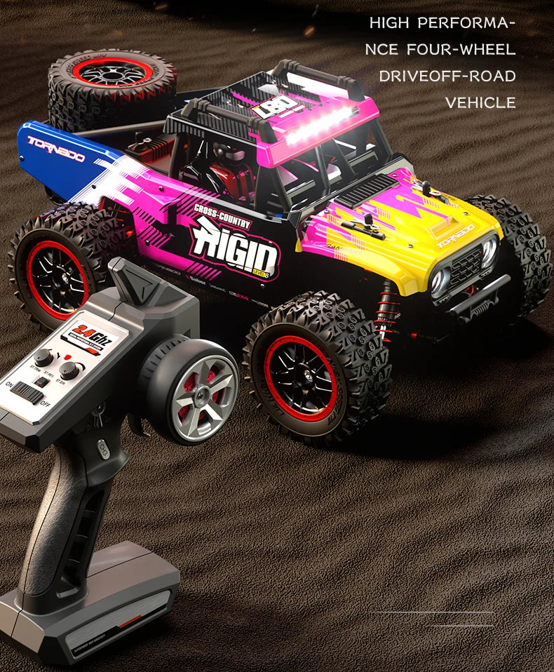 Carro de controle remoto 4x4 Super Brushless  Carro Off-Road de Alta Velocidade