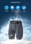 Calções de corrida esportivos