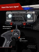 Carro de controle remoto de escalada real com câmera Rc Car Off Road 4x4 Land Rover Defender D90 Modelo Rc Veículo Off-Road