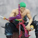 Action Figures Zoro One Piece de 15 cm, 2 cabeças
